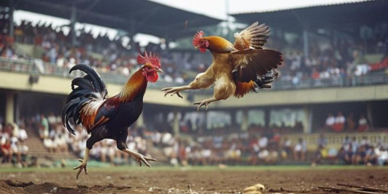 Đá gà trực tiếp đeo cựa sắt